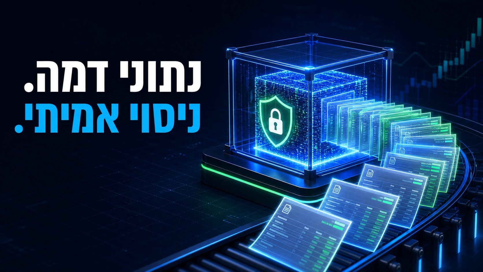 קובצי נתונים פיננסיים סינתטיים נוצרים בתוך סביבת ניסוי מוגנת